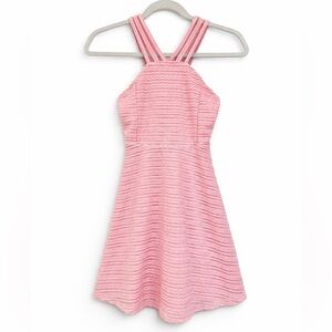 Place Pink Textured Dress